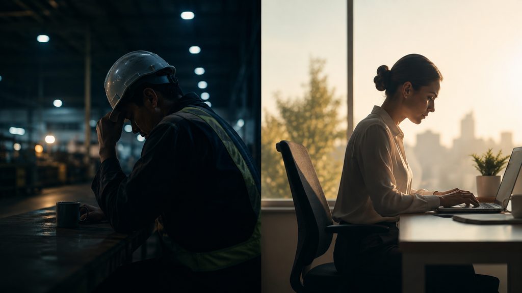 O problema pode estar também nas condições de trabalho